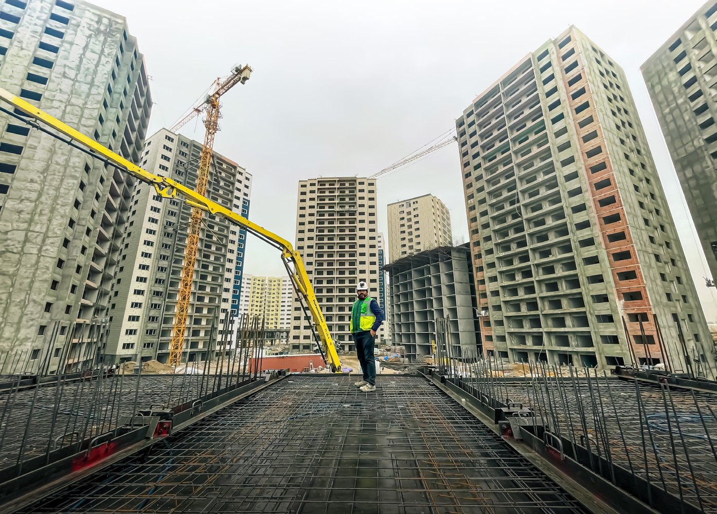 Completed residential towers constructed with Yojeen support